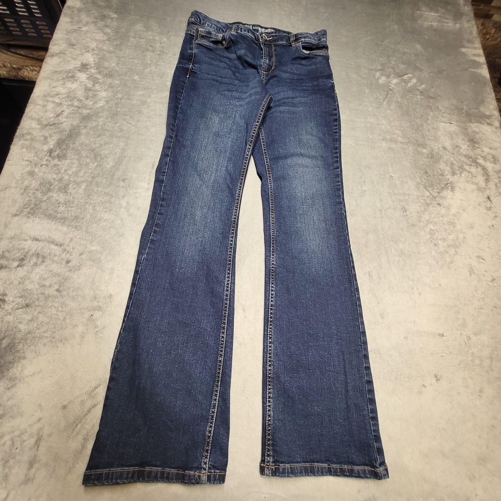 Route 66 Jeans Womens 29 Blue Slim Bootcut RT66 Slim Boot Stretch Denim